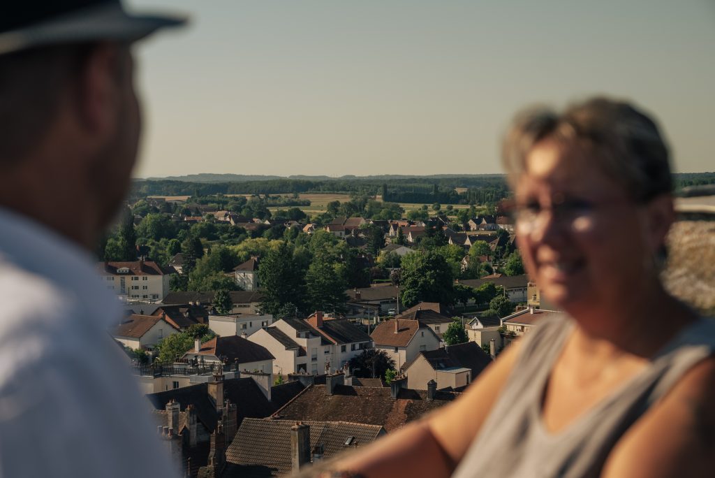 Vue depuis le haut de la tour de l'église