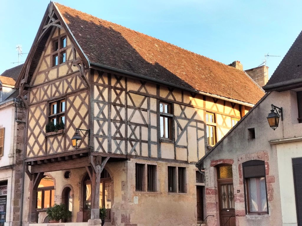 Maison a pan de bois