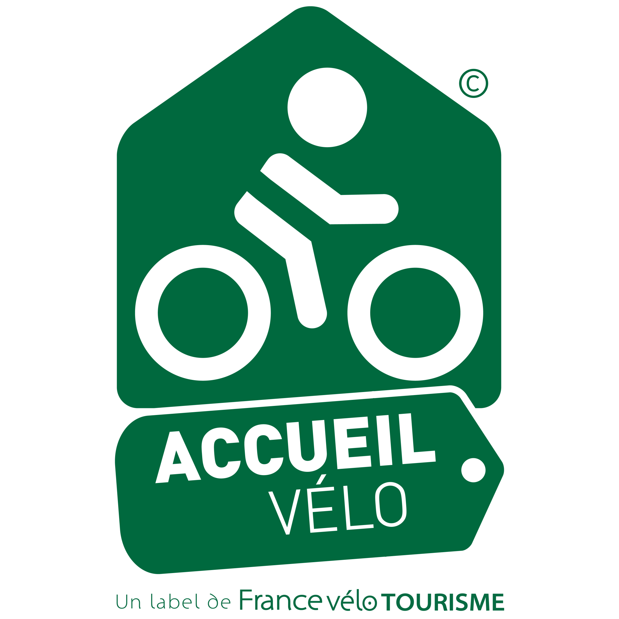 Logo représentant le Label Accueil Vélo