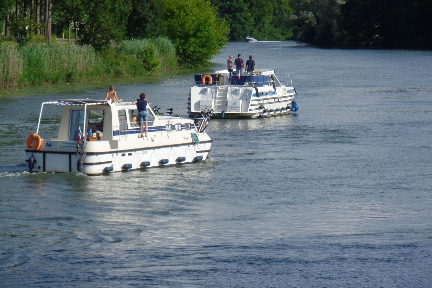 Bateaux sur la Saône
