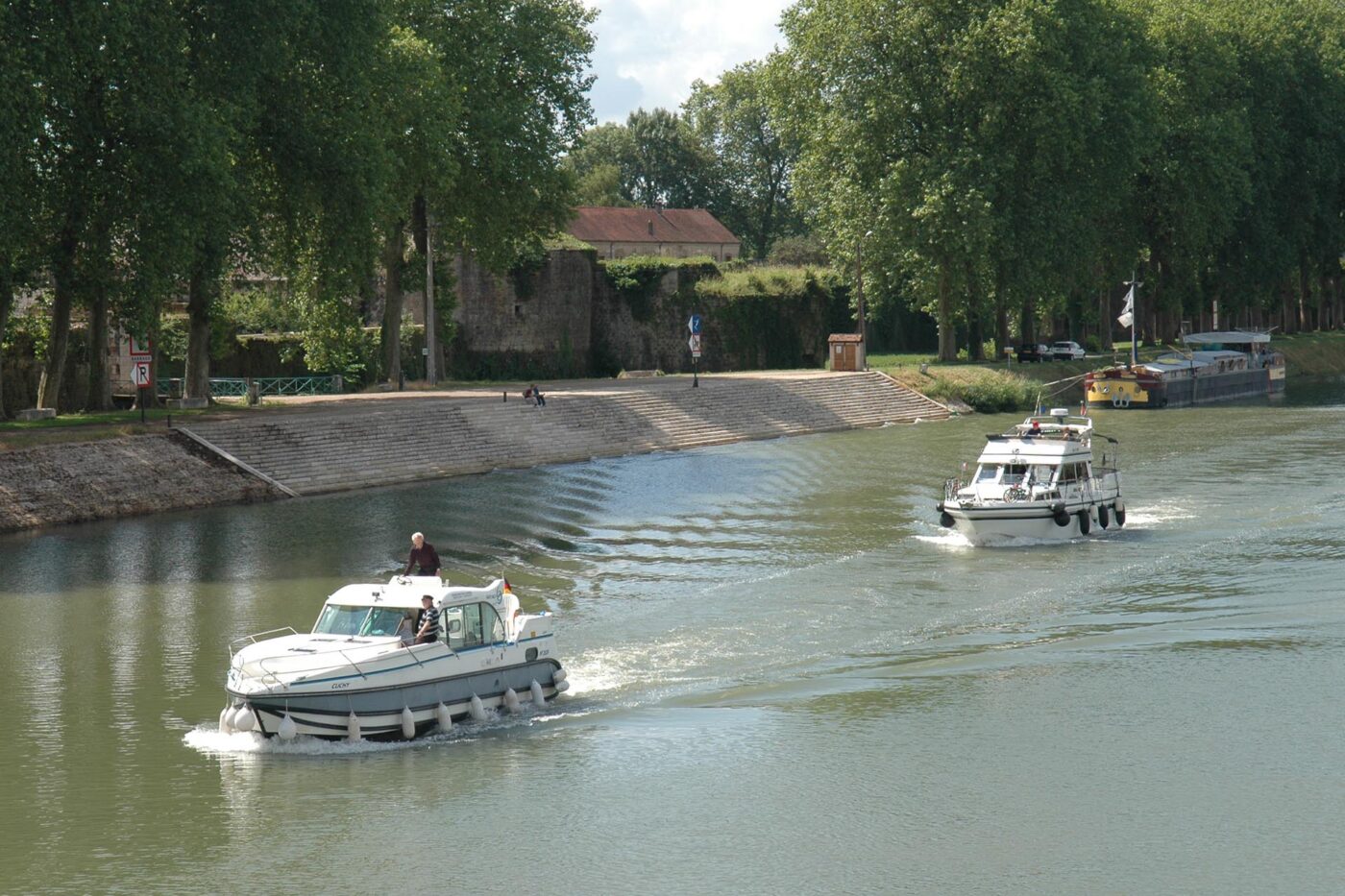 Bateaux sur la Saône